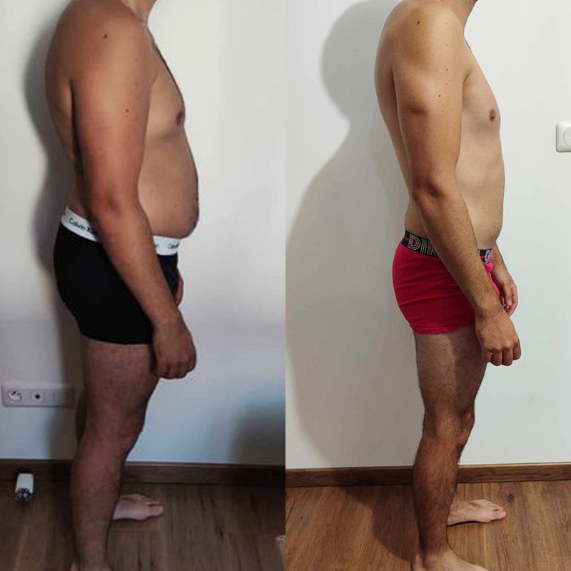 Transformation corporelle en couple depuis 3 ans